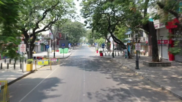 curfew across