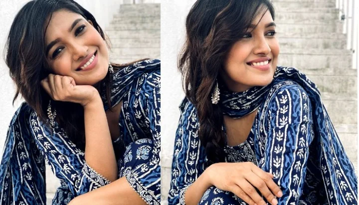 மொட்டை மாடியில் போட்டோ ஷூட் நடத்தி லைக்ஸ் அள்ளும் வாணி போஜன்!