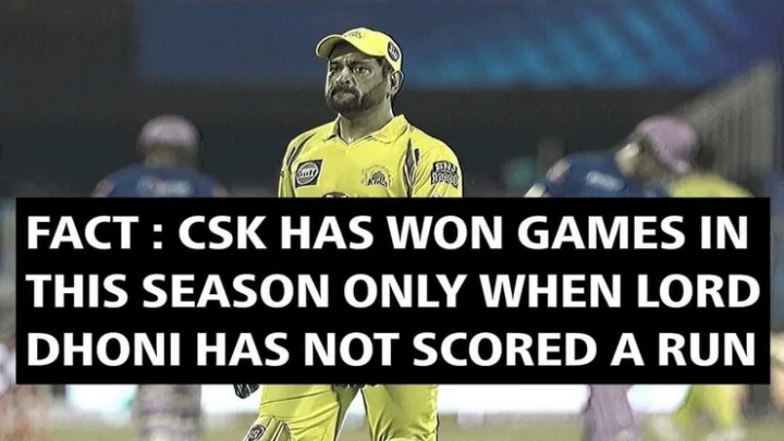 இன்னைக்கு சிஎஸ்கே ஜெயிக்கனும்னா தோனி ரன்னே அடிக்க கூடாது? இப்படி ஒரு சோதனையா?