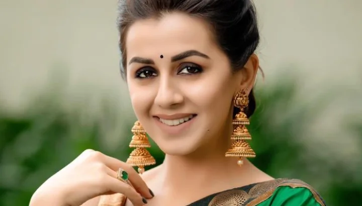 ட்ரடிஷனல் உடையில் கலக்கலான போஸ் கொடுத்த நிக்கி கல்ராணி!