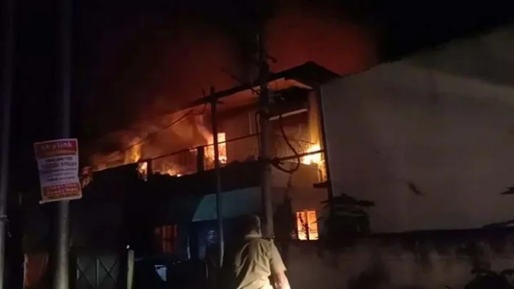 கோவை மருந்து கொடவுனில் தீ விபத்து!