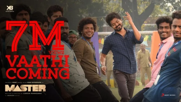 Vijay's vathi comming  i