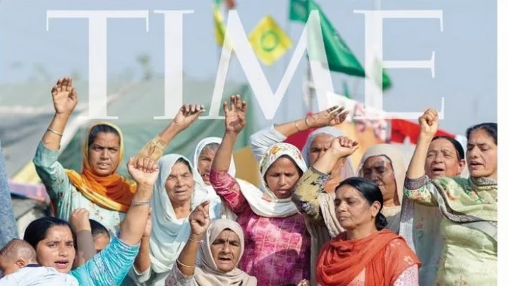 அமெரிக்க மாத இதழில் டெல்லி போராட்டம்! – வைரலாகும் அட்டைப்படம்!