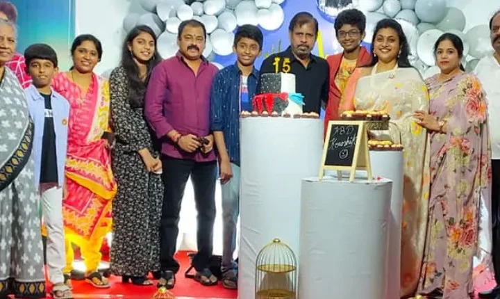 மகனின் 15 பிறந்தநாளை பிரம்மாண்டமாக கொண்டாடிய ரோஜா!