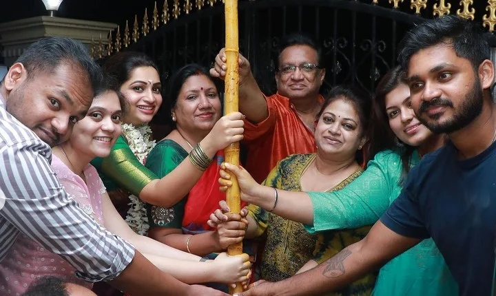 நக்ஷத்திராவின் நலங்கு ஃபங்க்ஷன் புகைப்படங்கள் - களைகட்டும் ப்ரீ வெட்டிங்!