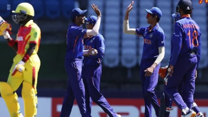 U19 உலகக்கோப்பை கிரிக்கெட்: 326  ரன்கள் வித்தியாசத்தில் இந்தியா வெற்றி!