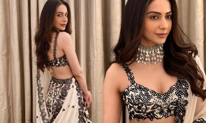 அழகிய உடையில் லிமிட்டான கவர்ச்சி காட்டிய ரகுல் ப்ரீத் சிங் -கியூட் போட்டோஸ்!