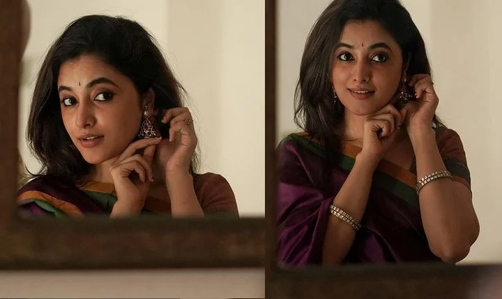 அழகு அள்ளுது... கண்ணாடியில் கவர்ந்திழுக்கும் பிரியங்கா மோகன்!