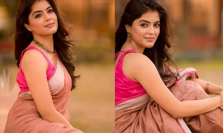 மயக்குறியே சிரிக்கிறியே... அழகாய் கவர்ந்திழுக்கும் அம்ருதா ஐயர்!