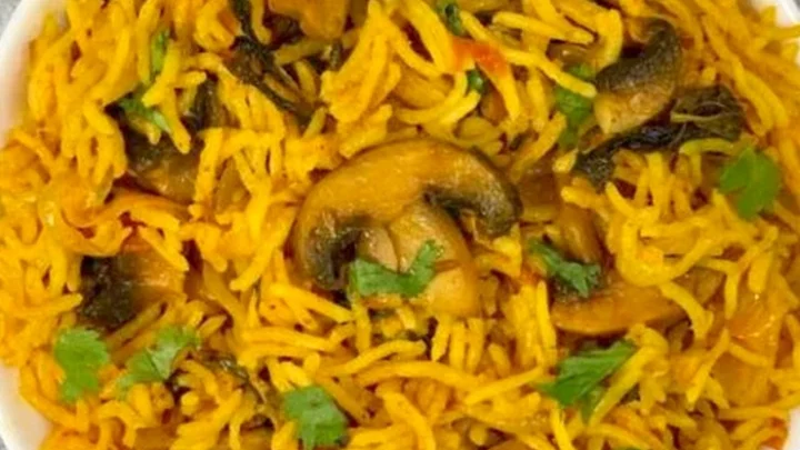 Mushroom Biryani