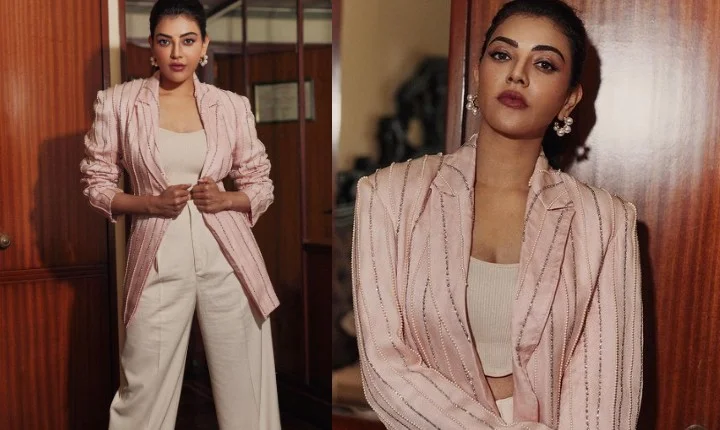 மாடர்ன் உடையில் ஸ்டைலிஷ் காஜல் அகர்வால் - ரீசென்ட் கிளிக்ஸ்!