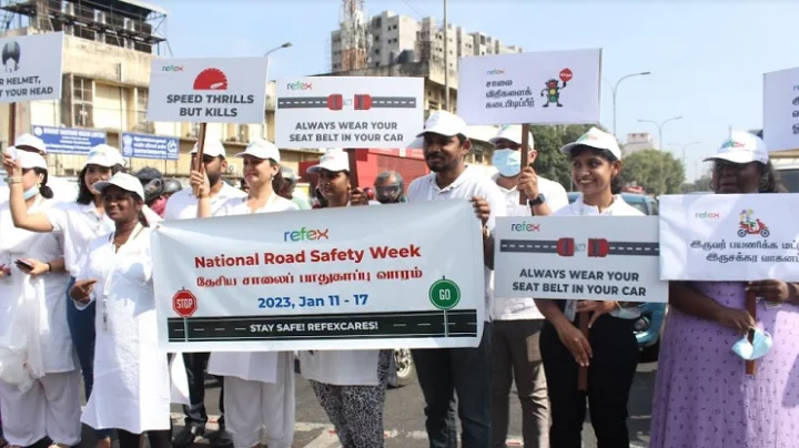 ரெஃபெக்ஸ் குழுமத்தின் ‘சாலை பாதுகாப்பு வார’ கொண்டாட்டம்!