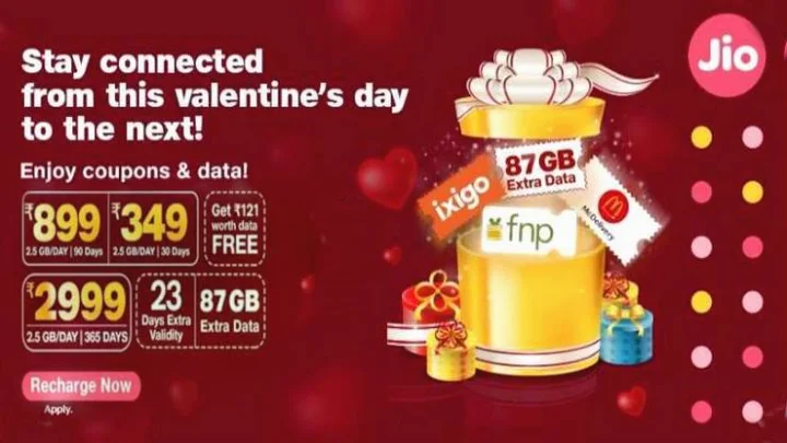 Jio Valentine pack