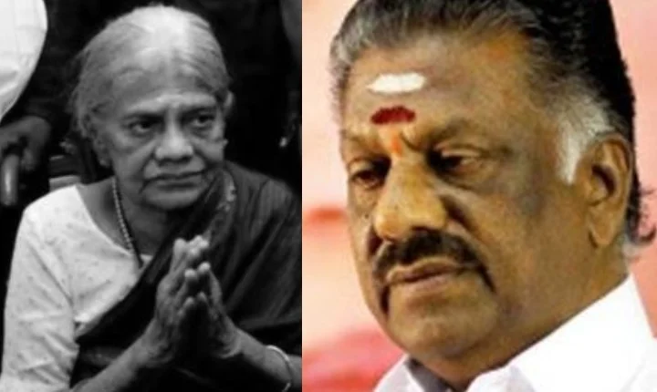 Panneerselvams mother  