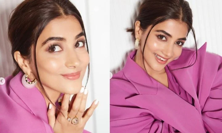 பேஷியல் உடையில் கலக்கும் பூஜா ஹெக்டே - லேட்டஸ்ட் போட்டோஸ்!