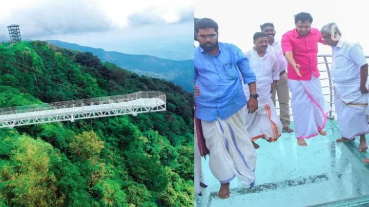 கேரளாவில் இந்தியாவின் மிக நீளமான கண்ணாடி பாலம்.. சுற்றுலா பயணிகளுக்கு கட்டுப்பாடு..!