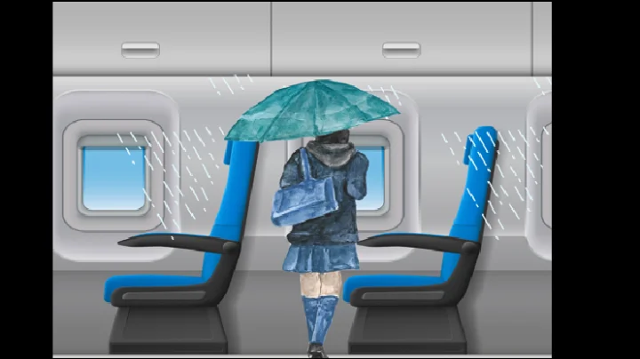 பேருந்துக்குள் மழை பெய்யும் தெரியும்.. விமானத்திற்குள்ளும் மழையா?