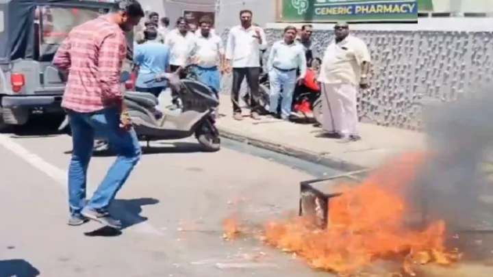 'இந்தியன் 2' ரிலீஸை கொண்டாட 5 கிலோ கற்பூரம் கொளுத்திய ரசிகர்கள்.. நடந்த விபரீதம்..!