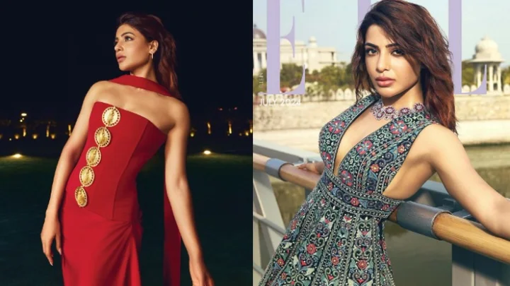 கார்ஜியஸ் லுக்கில் கலர்ஃபுல்லை புகைப்படங்களைப் பகிர்ந்த சமந்தா!