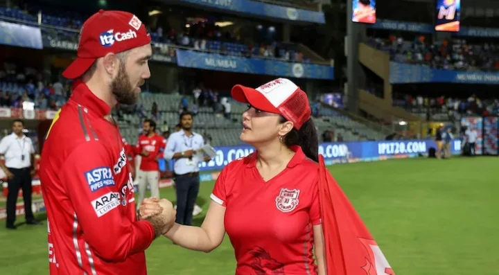 Preity Zinta Glen Maxwell