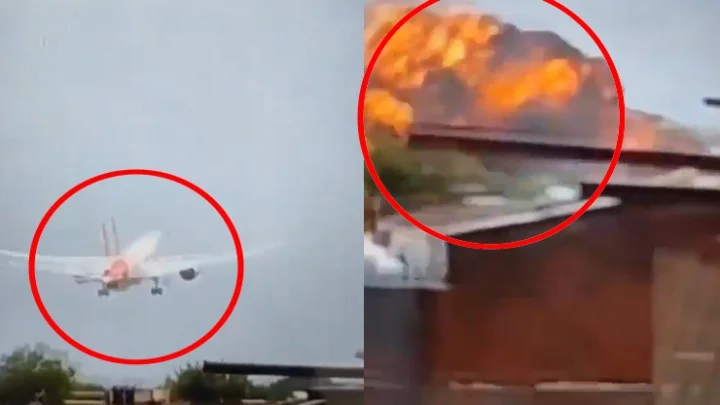 Ahmedabad Plane Crash video