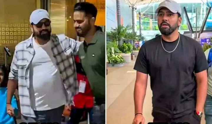 மூன்று மாதத்தில் 20 கிலோ எடையைக் குறைத்த ரோஹித் ஷர்மா… வைரலாகும் புதிய தோற்றம்!