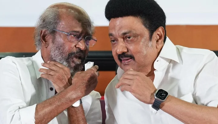 விஜய் ஆட்சி அமைக்கும் நிலையில் திடீரென ஸ்டாலினை சந்தித்த ரஜினி!.. பரபரப்பு!..