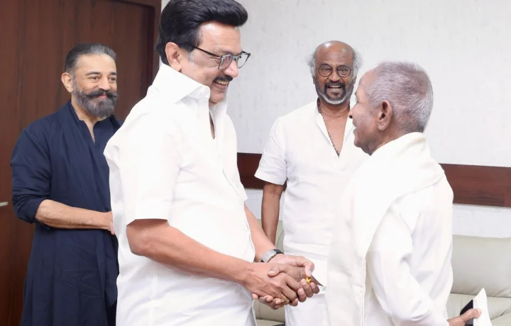 இளையராஜாவுக்கு பிறந்தநாள் வாழ்த்து சொன்ன ஸ்டாலின்!.. வைரல் போட்டோ!..