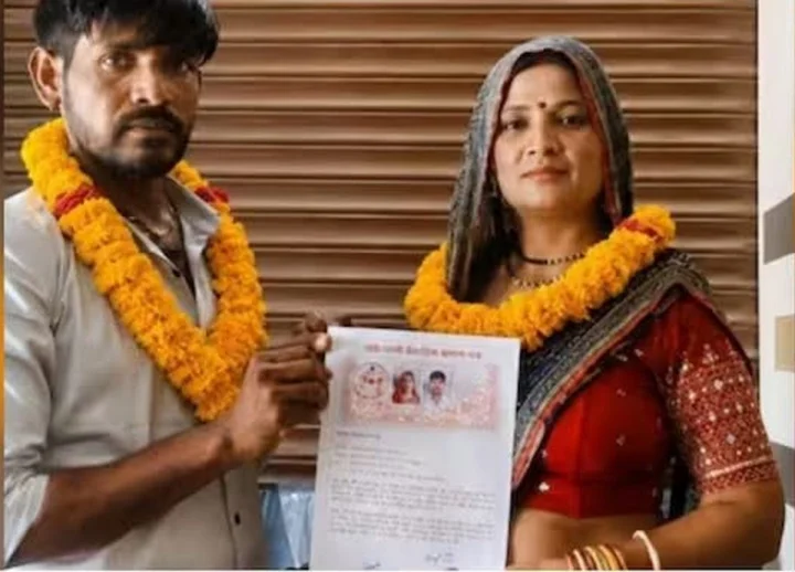 4 வருடம் ரகசிய காதல்!.. மாமியாரை திருமணம் செய்த மருமகன்!.. வெளியான வீடியோ