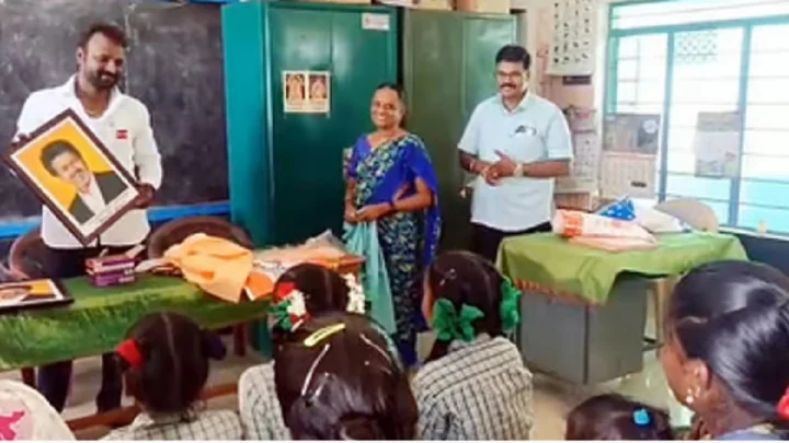 பள்ளியில் முதல்வர் விஜய் படத்தை காட்டி ரீல்ஸ்.. தவெக நிர்வாகி கட்சியில் இருந்து நீக்கம்...