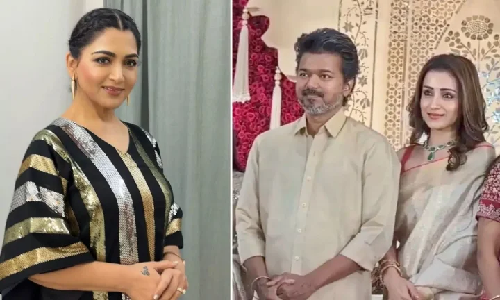 சஸ்பென்ஸ் ஓவர்!. குஷ்பு வீட்டு கல்யாணத்துக்கு தனியா போன திரிஷா..