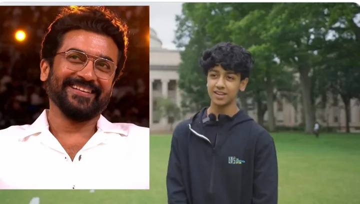 சூர்யா மகன் தேவ் இவ்ளோ பெரிசா வளர்ந்துட்டாரே!.. வைரலாகும் வீடியோ!...