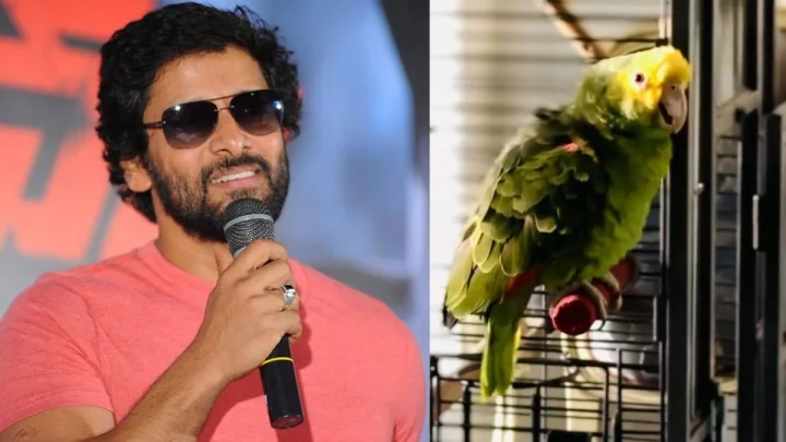 சியான் விக்ரம் வளர்க்கும் செல்லக்கிளி சூப்பரா பேசுதே!.. வைரல் வீடியோ...
