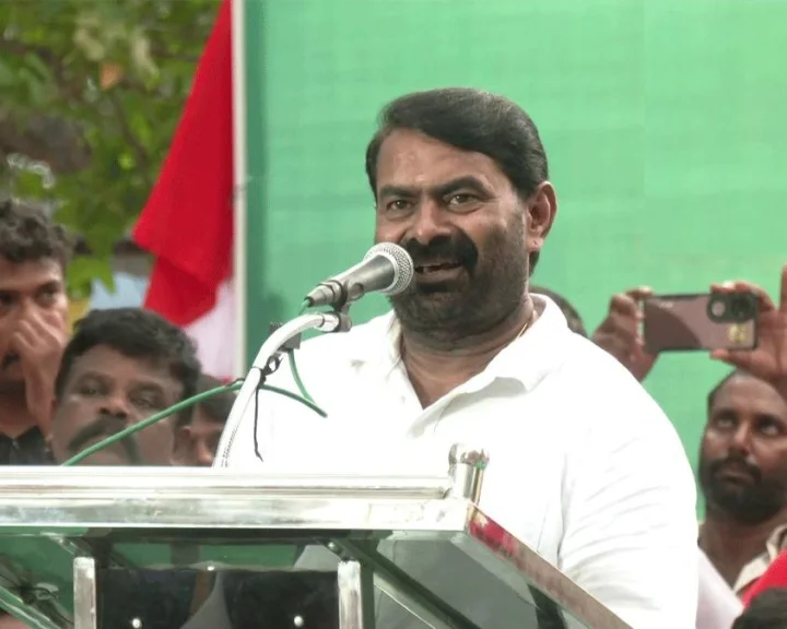 எங்களை ரோட்ல நிறுத்திட்டீங்க!.. யார் யாரோயோ கோட்டைக்கு அனுப்பிட்டீங்க!. சீமான் கோபம்!..