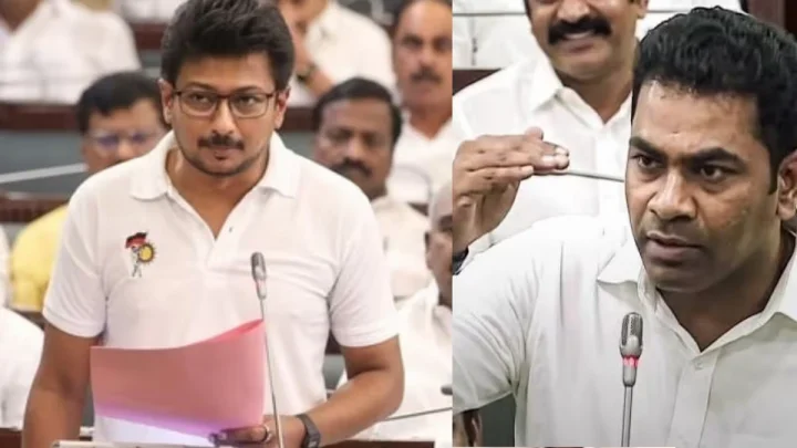 உதயநிதிக்கு 3 பங்களா இருக்கு.. எதுக்கு அரசு பங்களா?!.. சட்டசபையில் கே.என்.நேரு Vs  ஆதவ் அர்ஜுனா மோதல்!...