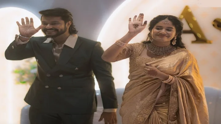 திருமண வாழ்க்கையில் அடியெடுத்து வைத்த நடிகை பிரிகிதா சாகா.. வைரலாகும் திருமண புகைப்படங்கள்