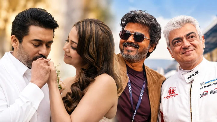 விஜய் - அஜித்தின்  சாதனையை முறியடித்த  சூர்யா - ஜோதிகா