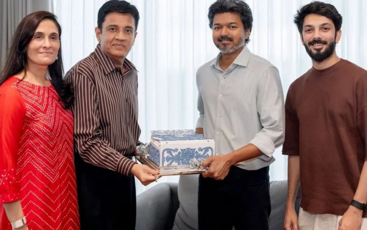 அனிருத் - காவ்யா மாறன் திருமணம்!.. விஜய்க்கு பத்திரிக்கை வைத்த கலாநிதிமாறன்...