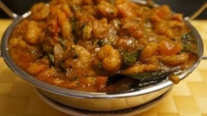 Gongura prawn curry