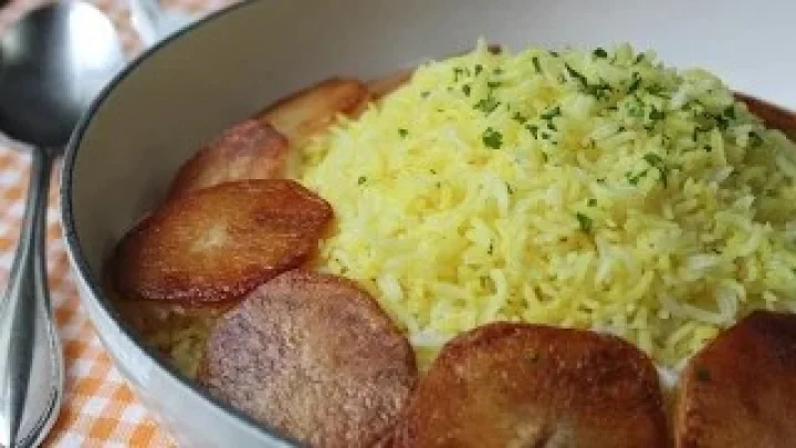 Potato tasty rice receipe