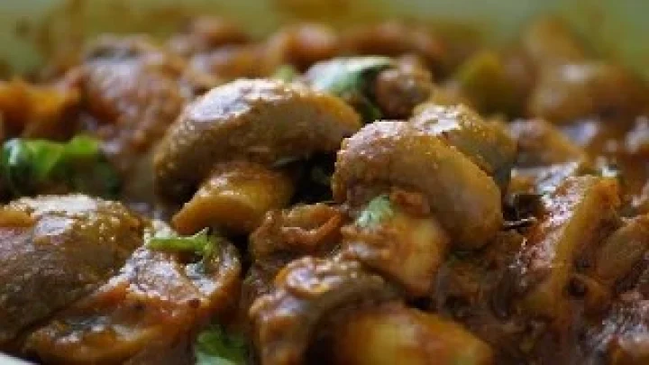 Andhra Style Mushroom