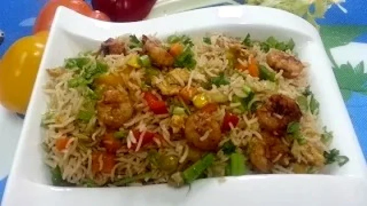 Prawn fried rice