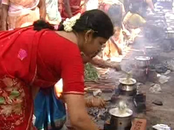 తిరుపతి గంగమ్మకు పొంగళ్లతో మొక్కులు