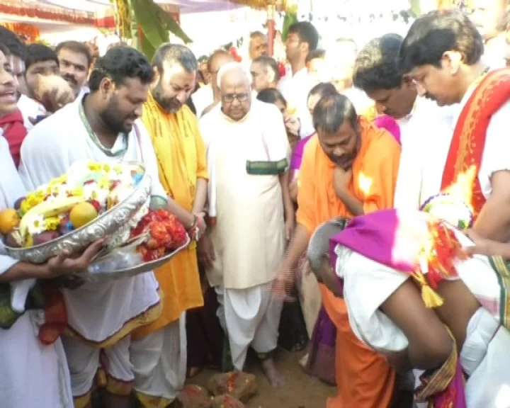 తిరుపతిలో అపూర్వ ఘట్టం - వకుళామాత ఆలయానికి భూమి పూజ