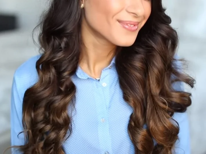 curling hair