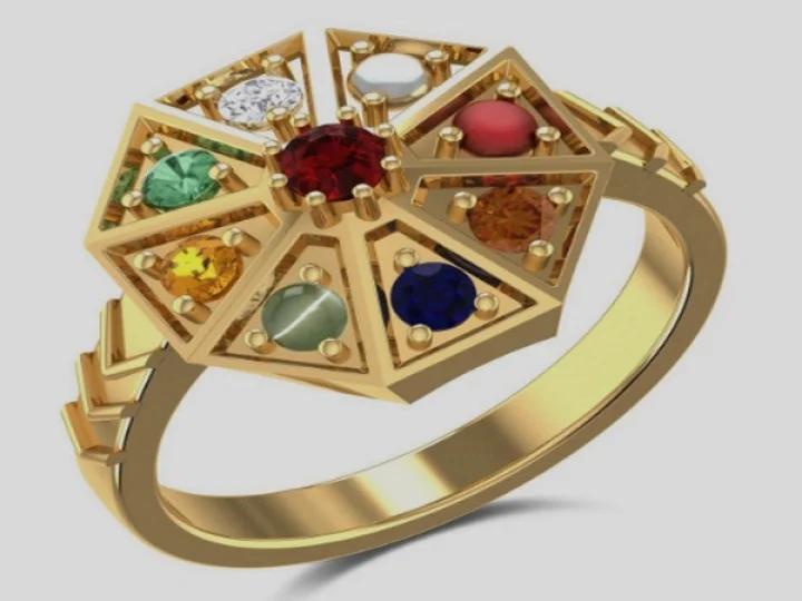 Wear Navratna ring