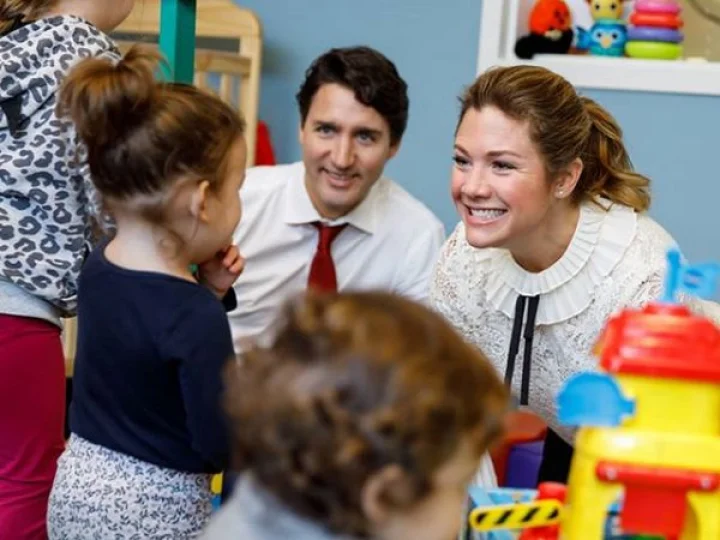 wife of Canadian Prime Minister Sophie Gregory Trudeau