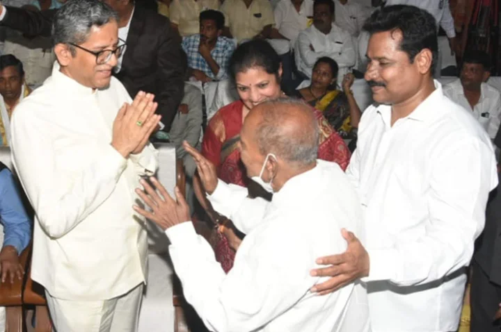 NTR Raju, Chief Justice Ramana, Daggubati Purandeswari