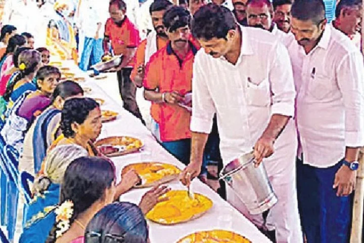 ysrcp mla annadanam