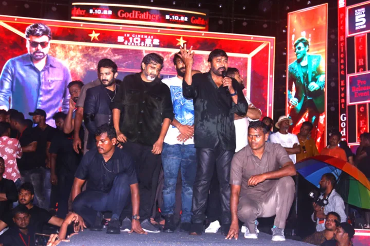 Megastar Chiranjeevi, Mohanraja and others